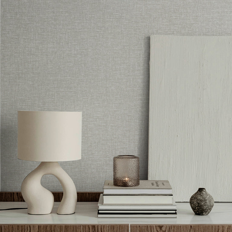 Boutique Entwine Wallpaper Pebble - Texture & Modern Wall Decor