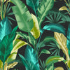 Envy Leaf it Out Wallpaper Midnight close view picture of the pattern design