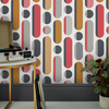 Envy Morse Wallpaper Saffron & Cherry life style picture