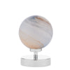 Esben Touch Table Lamp Polished Chrome With Planet Style Glass picture on the white background