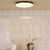 Essien Flush White and Black LED IP44 life style picture