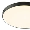 Essien Flush White and Black LED IP44 close view picture of the lamp design