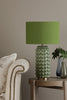 Etzel Table Lamp Antique Brass Green looks great for any interiors