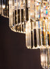 Eulalia 12 Light Chandelier Polished Chrome Crystal close view picture of the sparkling crystal shade
