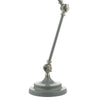Eunice Task Table Lamp Grey & Satin Nickel close view picture of the lamp base