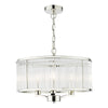 Evelyn 3 Light Pendant Polished Nickel picture on the white background