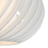 Explorer Small Slanting Pendant Shade close view picture of the white plastic wires
