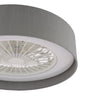 Fan Flush White With Grey Shade LED with remote controle