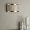 Fenella 2 Light Wall Light Gold Leaf and Seagrass life style picture