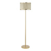 Fenella 3 Light Floor Lamp Gold Leaf picture on the white background