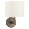 Ferrara Wall Light Bronze Bracket Only picture with a shade (sold eparately)