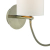 Feta Wall Light LED Antique Brass Base Only close view picture of the fitting plate