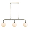 Feya 3 Light Bar Pendant Polished Chrome/Opal Glass picture of the lamp design
