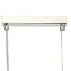 Feya 3 Light Bar Pendant Polished Chrome/Opal Glass close view picture of the pendant bar
