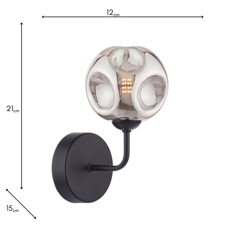 Feya Wall Light Black – Modern Home Lighting Fixture