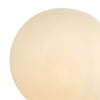 Feya Wall Light Polished Chrome/Opal Glass close view picture of the lamp shade