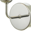Feya Wall Light Polished Chrome/Opal Glass close view picture of the sleek chrome fitting