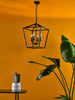 Fionn 4 Light Pendant Matt Black - Pendant Light Ceiling Fitting