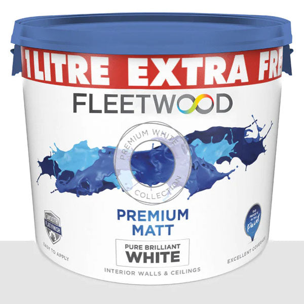 Fleetwood Premium Vinyl Matt Brilliant White 10L