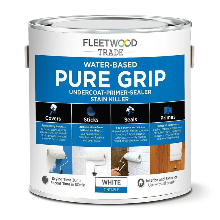 Fleetwood Pure Grip Water Based Primer, Undercoat and Sealer