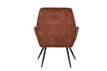 Flynn Accent Chair Rust picture from the back
