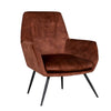Flynn Accent Chair Rust picture on the white background