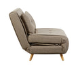 Freya Accent Chair Beige picture from the side