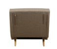 Freya Accent Chair Beige reverse view picture