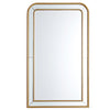 Beautiful gold mirror perfect for living room decor
