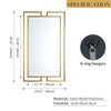 Stylish Gold Mirror Enhancing Your Living Room Aesthetic
