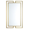 Elegant Large Mirror with Gold Frame for Home Decor
