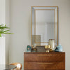 GD009 silver mirrors with fine bevelled edge detail
