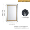 Rectangle mirror GD009 for hallway wall decor
