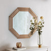 Elegant living room mirror, GD012 Hexagonal Golden Mirror
