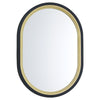 Elegant gold-framed GD013 Oval Mirror for hallways

