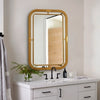 Stylish GD014 golden mirror for living room decor
