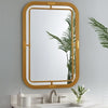 Sleek gold-frame mirror GD014 for modern interiors
