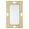 Elegant Golden Mirror for Modern Living Spaces
