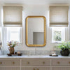 "Luxurious Golden Mirrors for Bedroom Decor"
