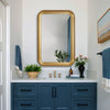 "Stylish Hallway Mirror GD016 with Gold Frame"
