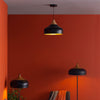 Gaucho 1 Light Pendant Black life style picture