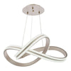 Gavino Pendant Brushed Silver LED picture on the white background