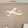 Gavino Pendant Brushed Silver LED life style picture