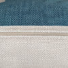 Scatterbox cushion featuring rustic blue tones and geometric design.