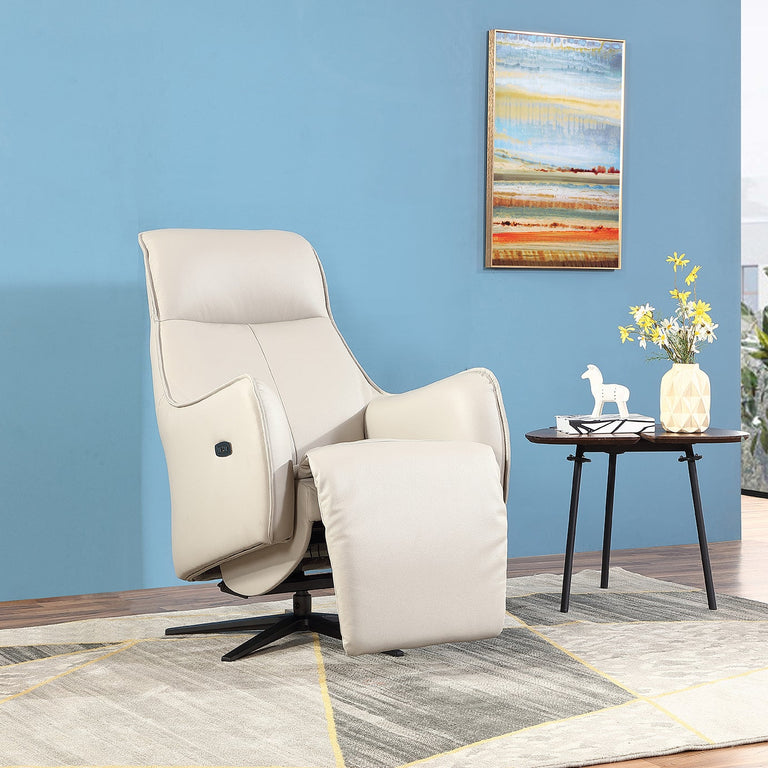 Giada Electric Recliner Chair Light Grey - Living Room Chairs Collection