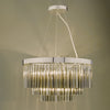 Giovana 5 Light Pendant Polished Chrome/Smoked Glass life style picture