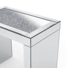Glamour Silver End Table Small close view picture of the table top