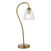 Glynis Table Lamp Antique Bronze/Ribbed Glass picture on the white background