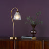 Glynis Table Lamp Antique Bronze/Ribbed Glass life style picture