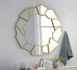 Stylish Gold Mirror Adding Charm to Any Space
